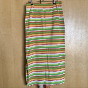 vintage knit maxi skirt